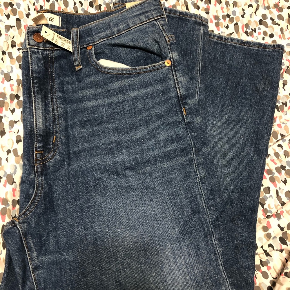 NWT Madewell High-Rise Slim Crop Boyfriend Jeans
